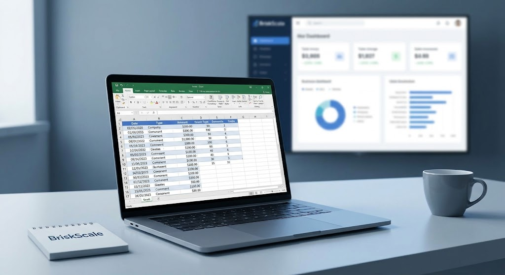 how to structure spreadsheets for small business